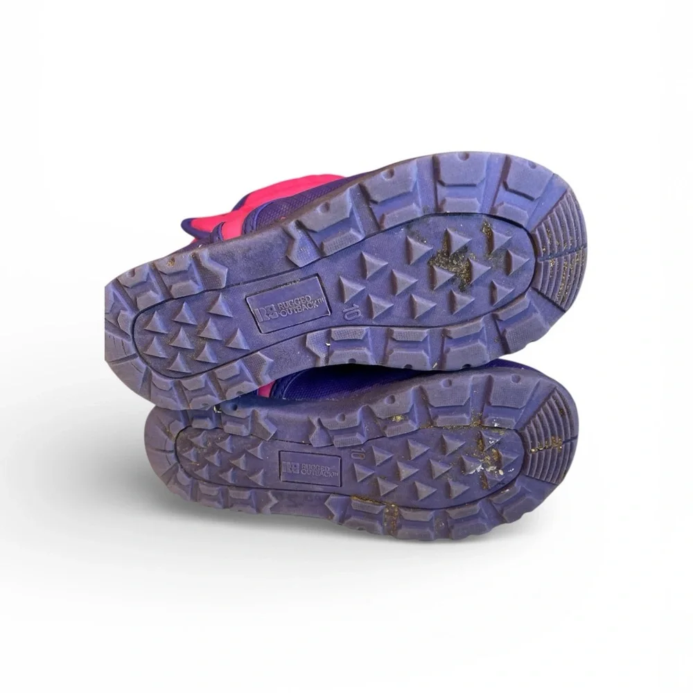 Vibrant Pink and Purple Kids Boots toddler size 10 girls